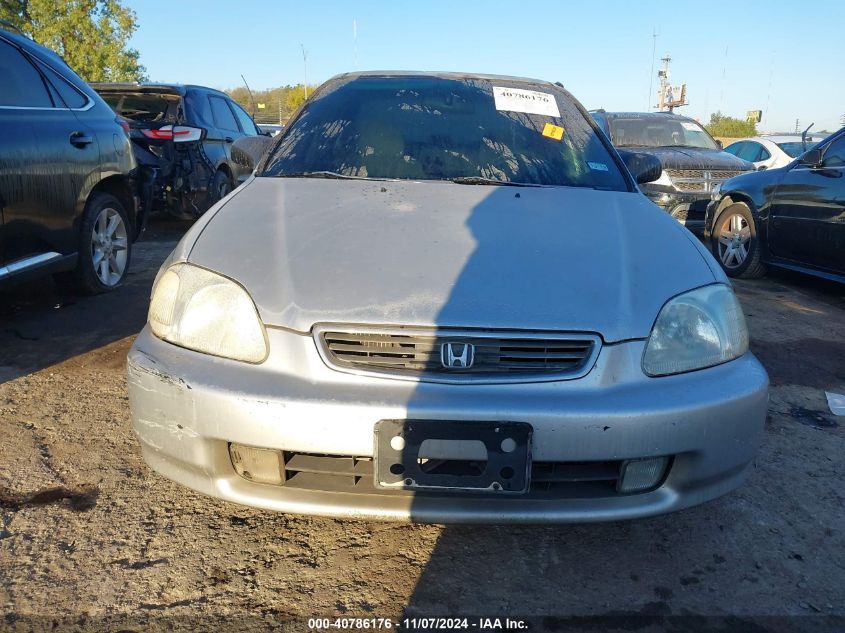 1998 Honda Civic Lx VIN: 2HGEJ667XWH630172 Lot: 40786176