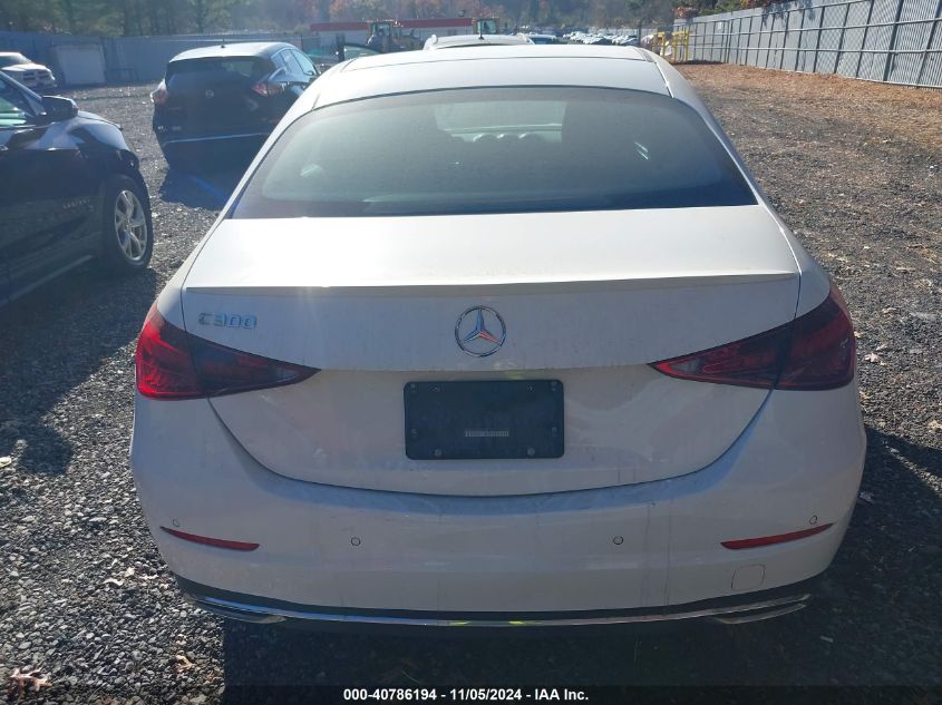 2023 Mercedes-Benz C 300 Sedan VIN: W1KAF4GB4PR136144 Lot: 40786194