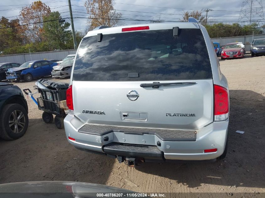 2011 Nissan Armada Platinum VIN: 5N1AA0NE5BN615005 Lot: 40786207