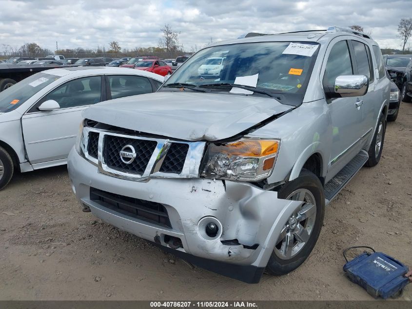 2011 Nissan Armada Platinum VIN: 5N1AA0NE5BN615005 Lot: 40786207