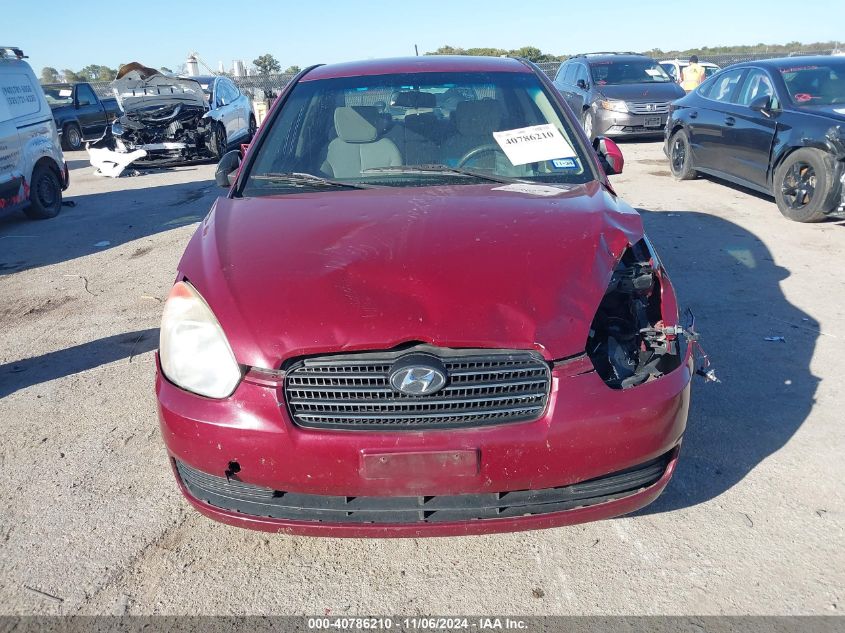 2009 Hyundai Accent Gls VIN: KMHCN46C49U384048 Lot: 40786210