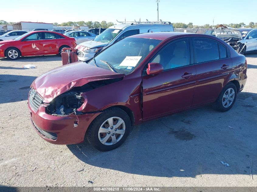 2009 Hyundai Accent Gls VIN: KMHCN46C49U384048 Lot: 40786210