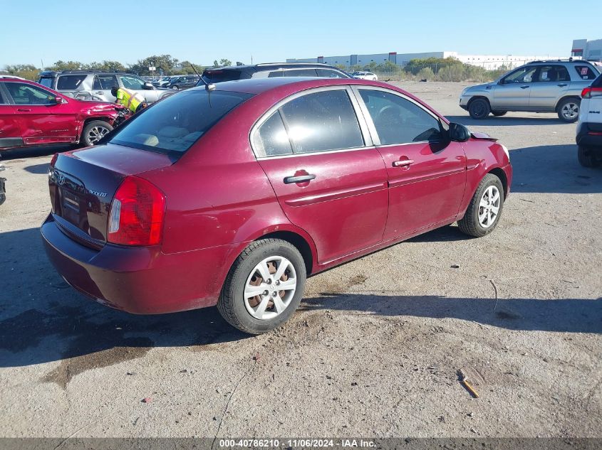 2009 Hyundai Accent Gls VIN: KMHCN46C49U384048 Lot: 40786210