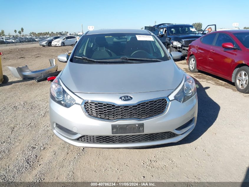 2014 Kia Forte Lx VIN: KNAFK4A61E5156814 Lot: 40786234