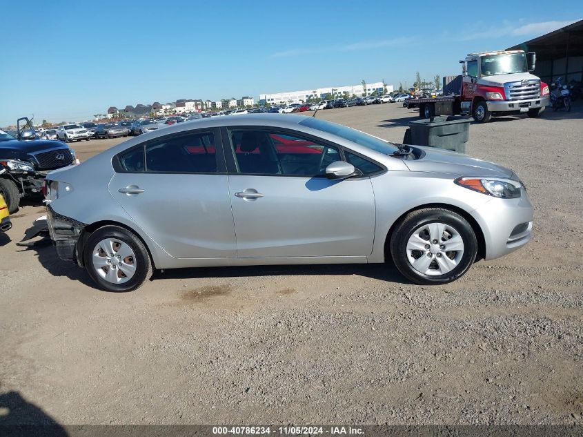 2014 Kia Forte Lx VIN: KNAFK4A61E5156814 Lot: 40786234