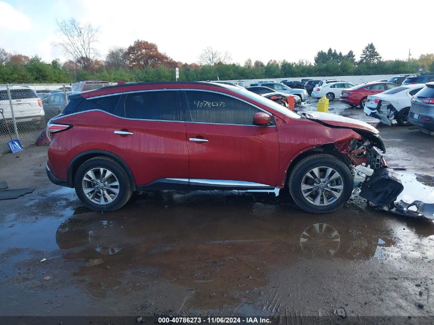 2018 Nissan Murano Sv VIN: 5N1AZ2MH5JN133567 Lot: 40948998