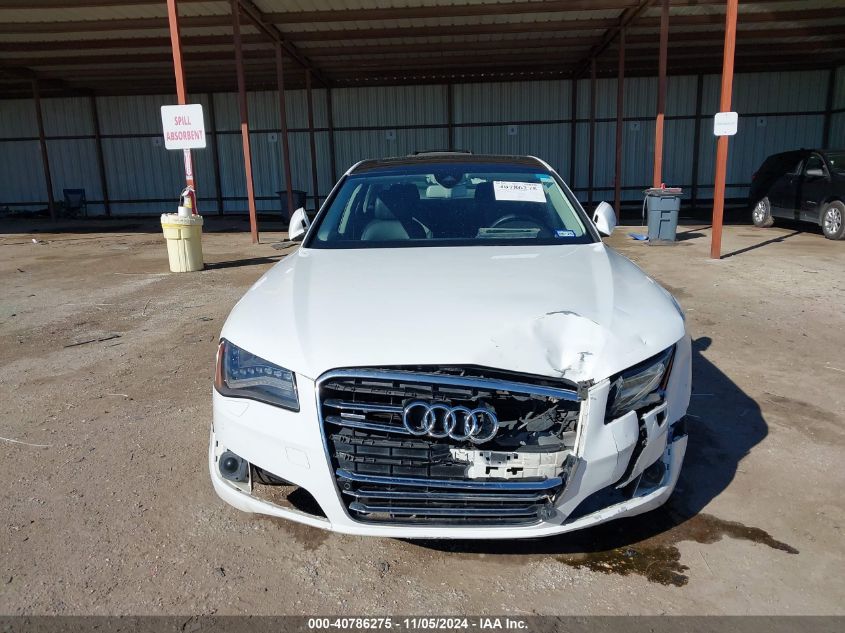 2013 Audi A8 L 3.0T VIN: WAURGAFD4DN008689 Lot: 40786275