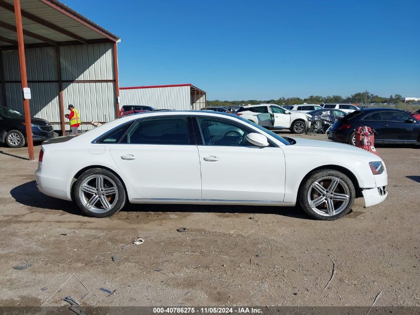 2013 Audi A8 L 3.0T VIN: WAURGAFD4DN008689 Lot: 40786275