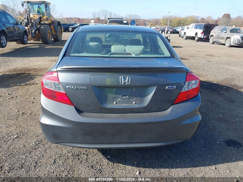 2012 Honda Civic Hf VIN: 2HGFB2F67CH320333 Lot: 40786290