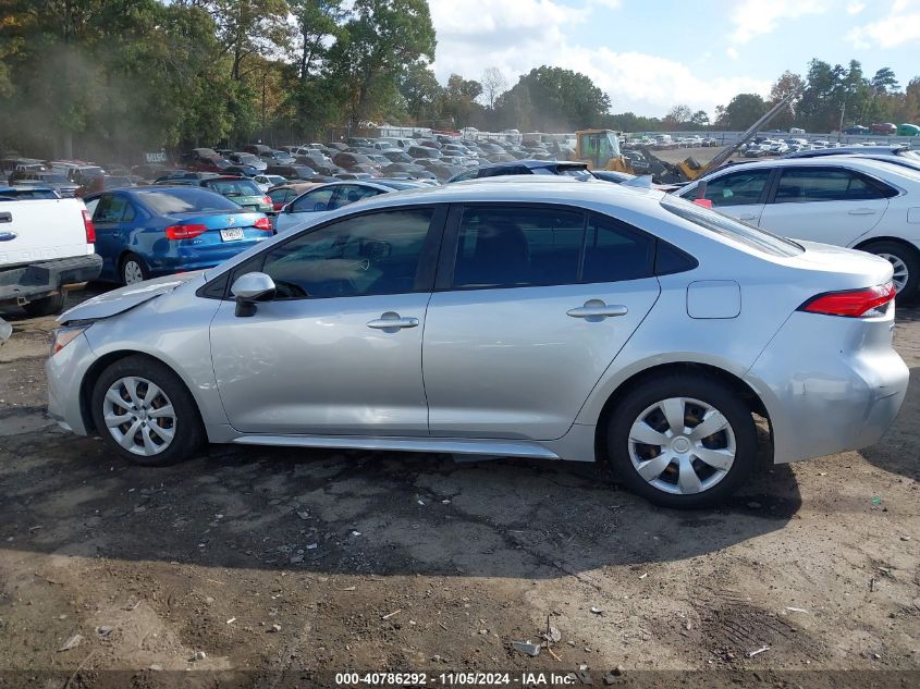 2021 Toyota Corolla Le VIN: JTDEPMAE2MJ155197 Lot: 40786292