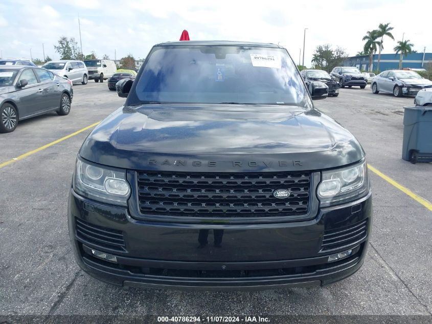 2016 Land Rover Range Rover 5.0L V8 Supercharged VIN: SALGS3EF8GA273532 Lot: 40786294