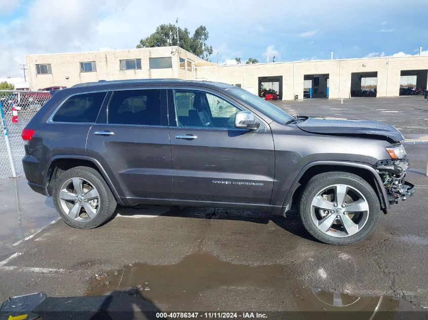 2014 Jeep Grand Cherokee Overland VIN: 1C4RJFCG7EC260174 Lot: 40786347