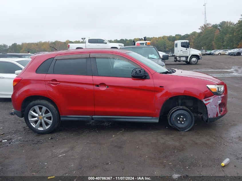 2015 Mitsubishi Outlander Sport Es VIN: 4A4AP3AU9FE056820 Lot: 40786367