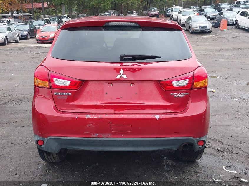 2015 Mitsubishi Outlander Sport Es VIN: 4A4AP3AU9FE056820 Lot: 40786367