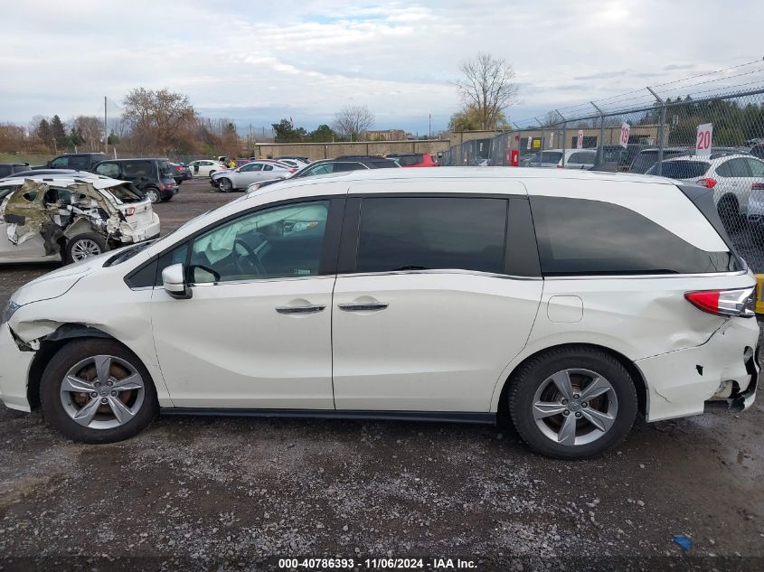 2018 Honda Odyssey Ex-L VIN: 5FNRL6H74JB093286 Lot: 40786393