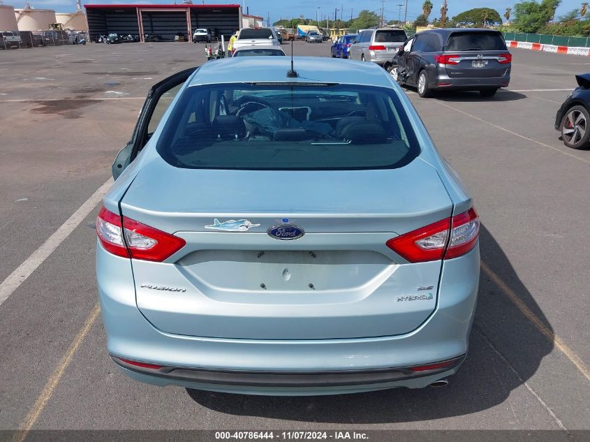 VIN 3FA6P0LU9ER379713 2014 Ford Fusion, Hybrid SE no.16