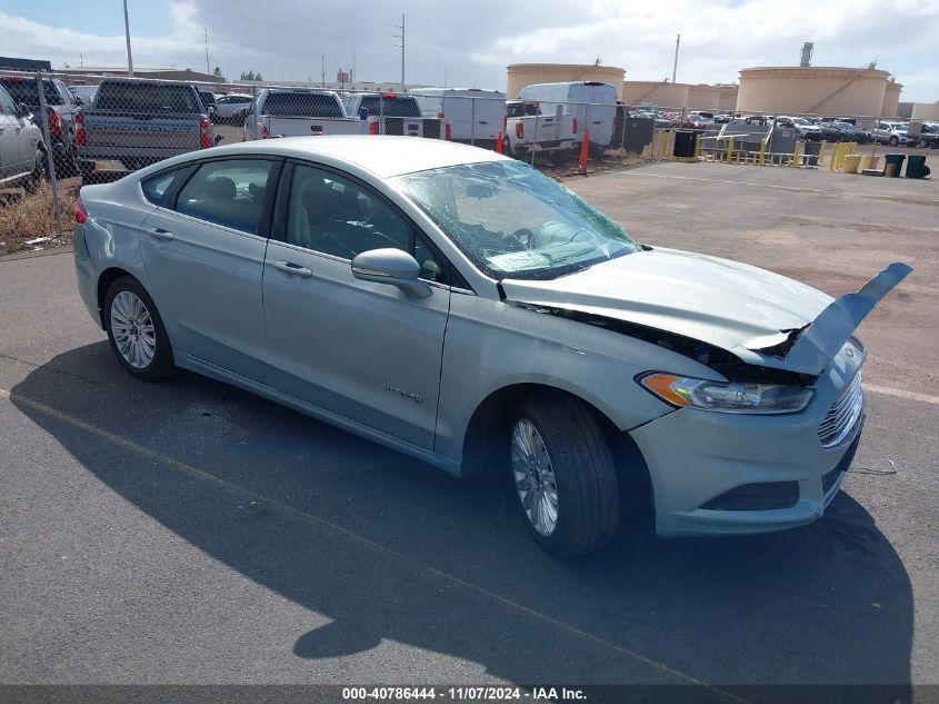 VIN 3FA6P0LU9ER379713 2014 Ford Fusion, Hybrid SE no.1