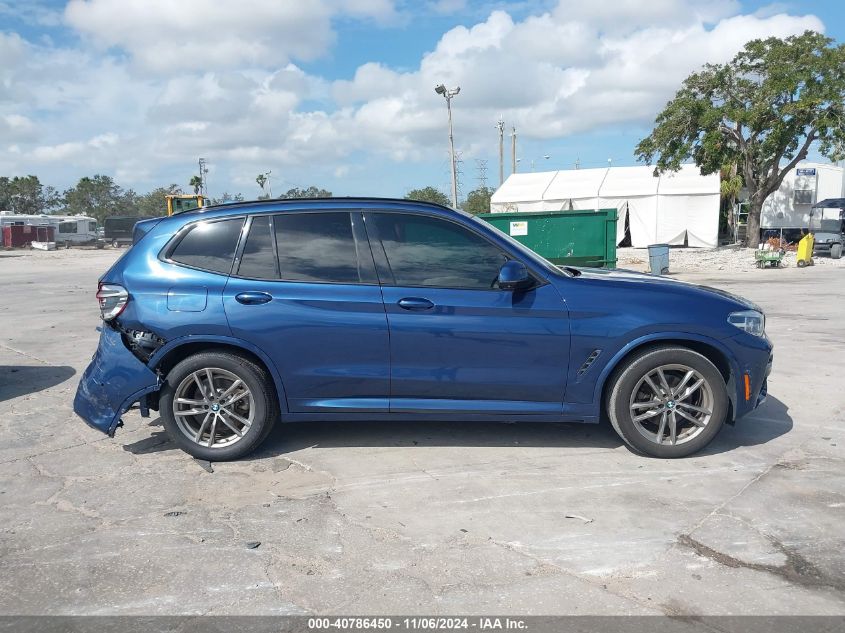 2020 BMW X3 Sdrive30I VIN: 5UXTY3C05L9C54274 Lot: 40786450