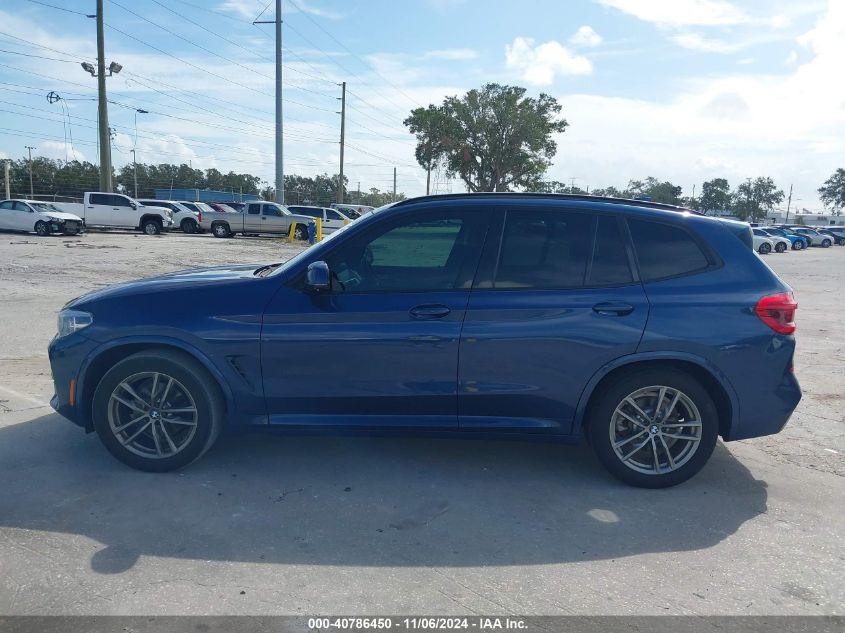 2020 BMW X3 Sdrive30I VIN: 5UXTY3C05L9C54274 Lot: 40786450