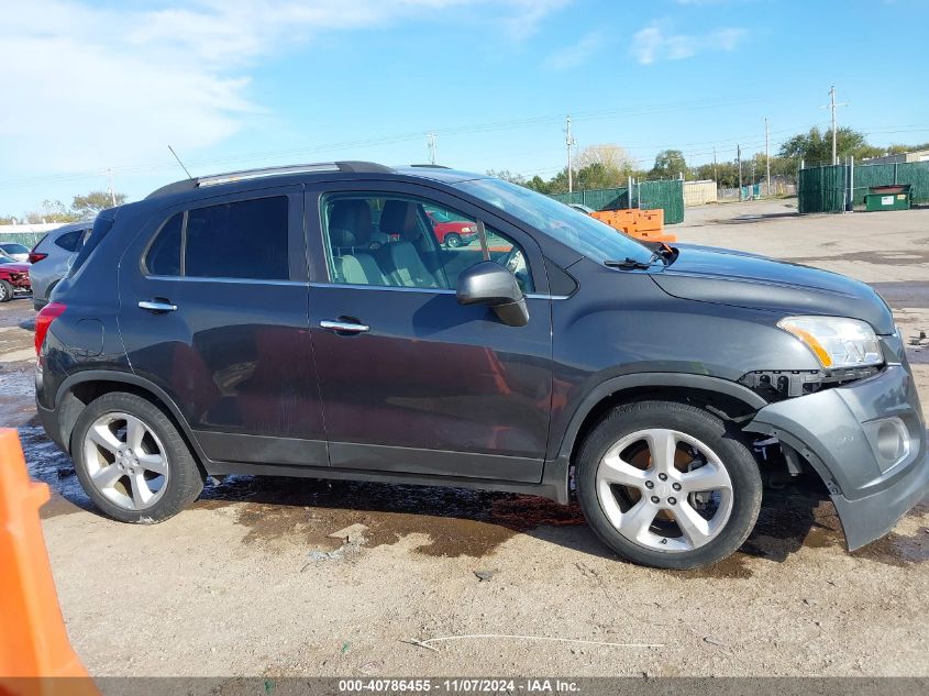 2016 Chevrolet Trax Ltz VIN: 3GNCJMSB3GL154903 Lot: 40786455