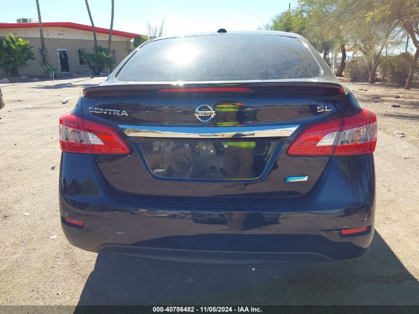 2013 Nissan Sentra Sl VIN: 3N1AB7AP7DL630905 Lot: 40786482