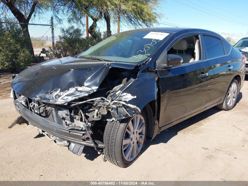 2013 Nissan Sentra Sl VIN: 3N1AB7AP7DL630905 Lot: 40786482