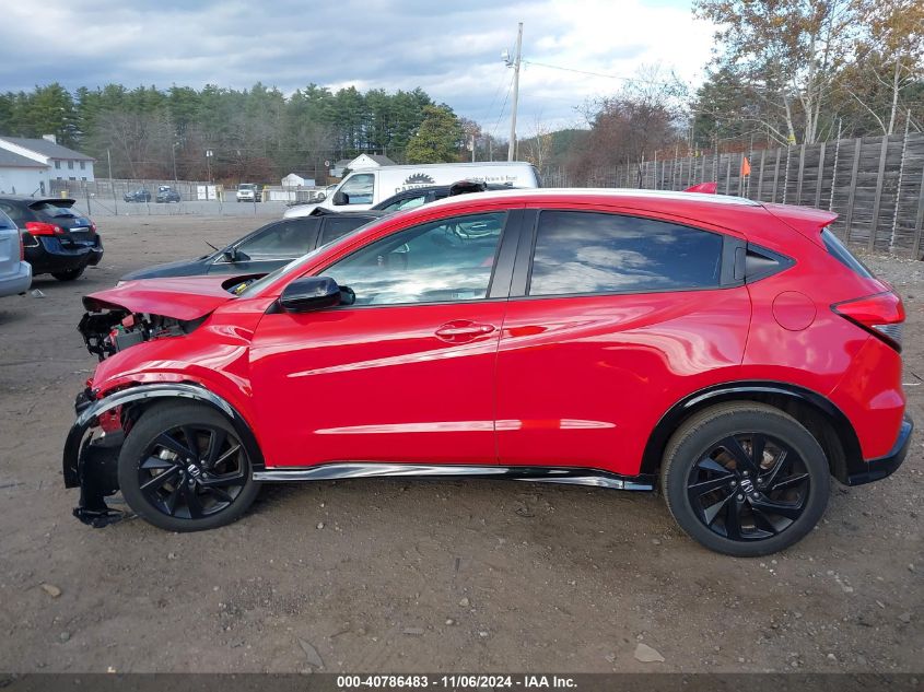 2022 Honda Hr-V Awd Sport VIN: 3CZRU6H11NM727948 Lot: 40786483