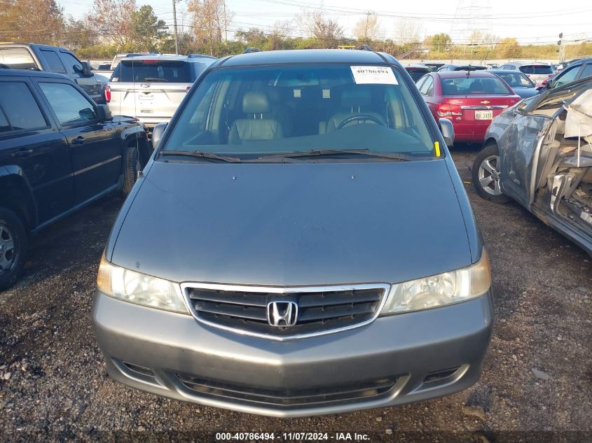 2002 Honda Odyssey Ex-L VIN: 2HKRL18932H530802 Lot: 40786494