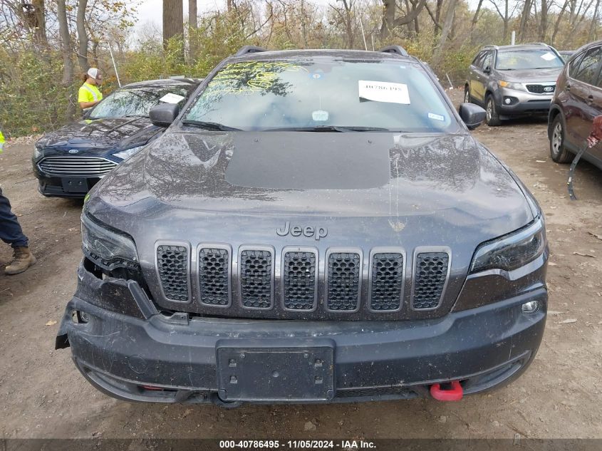 2021 Jeep Cherokee Trailhawk 4X4 VIN: 1C4PJMBX2MD219585 Lot: 40786495