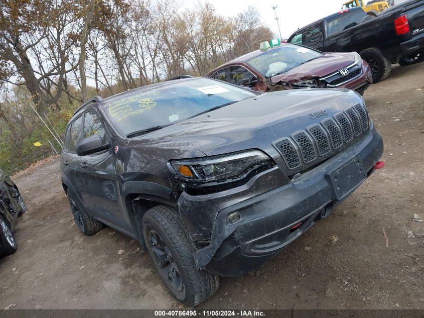 2021 Jeep Cherokee Trailhawk 4X4 VIN: 1C4PJMBX2MD219585 Lot: 40786495