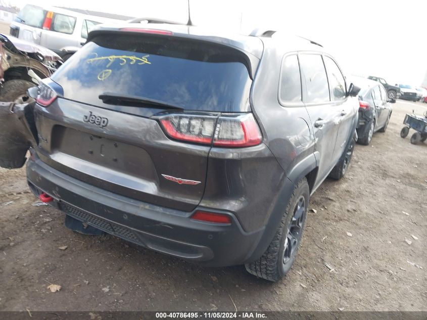 2021 Jeep Cherokee Trailhawk 4X4 VIN: 1C4PJMBX2MD219585 Lot: 40786495