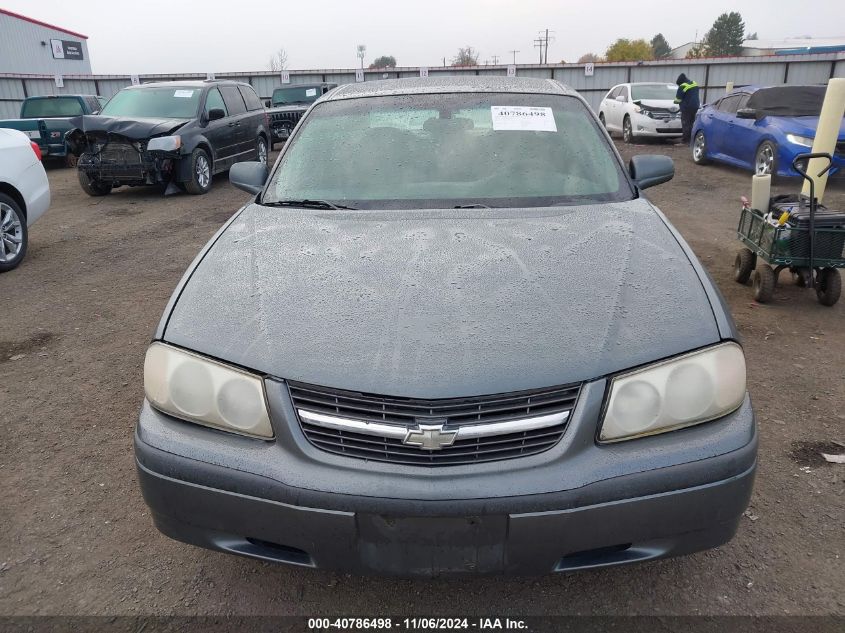 2005 Chevrolet Impala VIN: 2G1WF52E359285670 Lot: 40786498