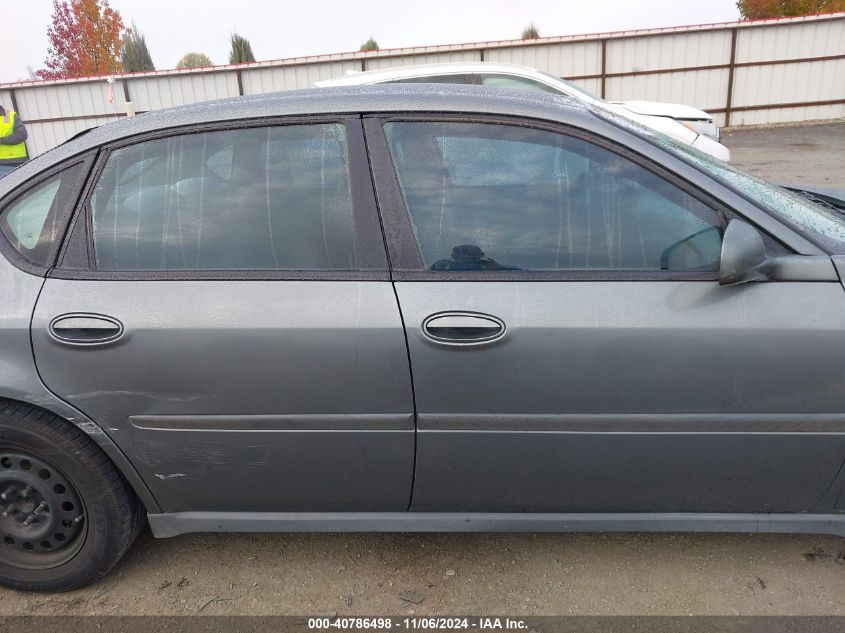 2005 Chevrolet Impala VIN: 2G1WF52E359285670 Lot: 40786498