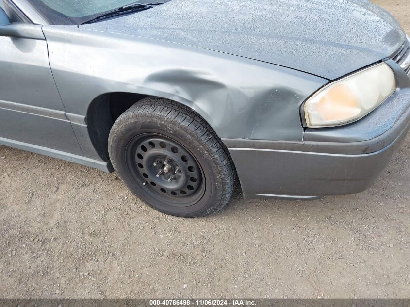 2005 Chevrolet Impala VIN: 2G1WF52E359285670 Lot: 40786498