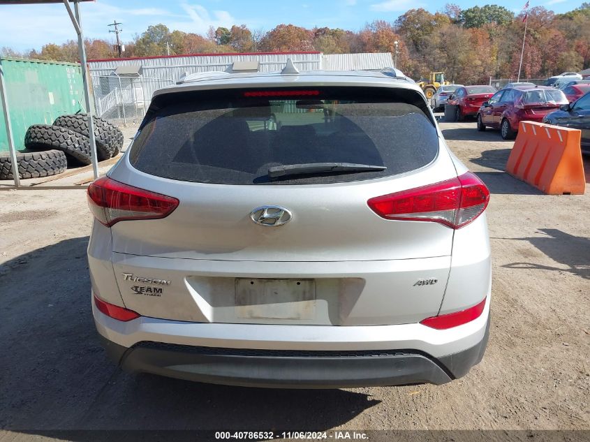 2018 Hyundai Tucson Sel VIN: KM8J3CA48JU730842 Lot: 40786532