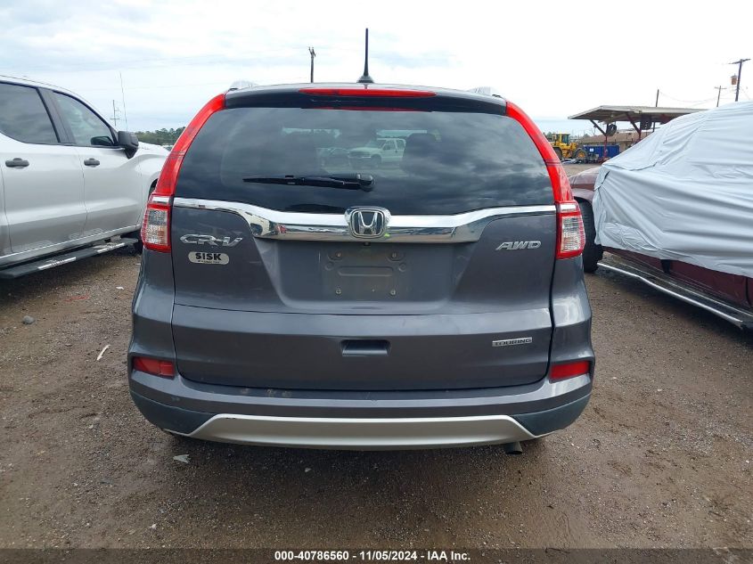 2015 Honda Cr-V Touring VIN: 5J6RM4H91FL053832 Lot: 40786560