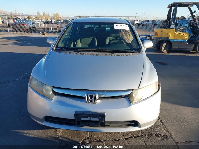 2007 Honda Civic Lx VIN: 1HGFA16527L061831 Lot: 40786584