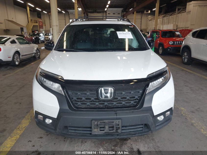 2021 Honda Passport Awd Touring VIN: 5FNYF8H94MB011092 Lot: 40786614