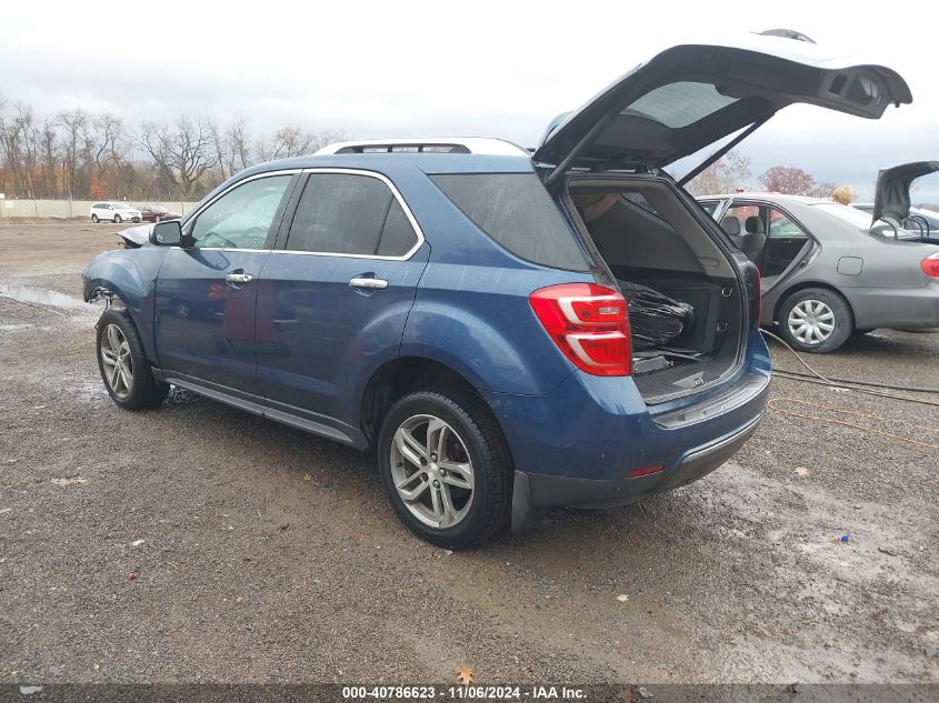 2016 Chevrolet Equinox Ltz VIN: 2GNALDEK1G6119892 Lot: 40786623