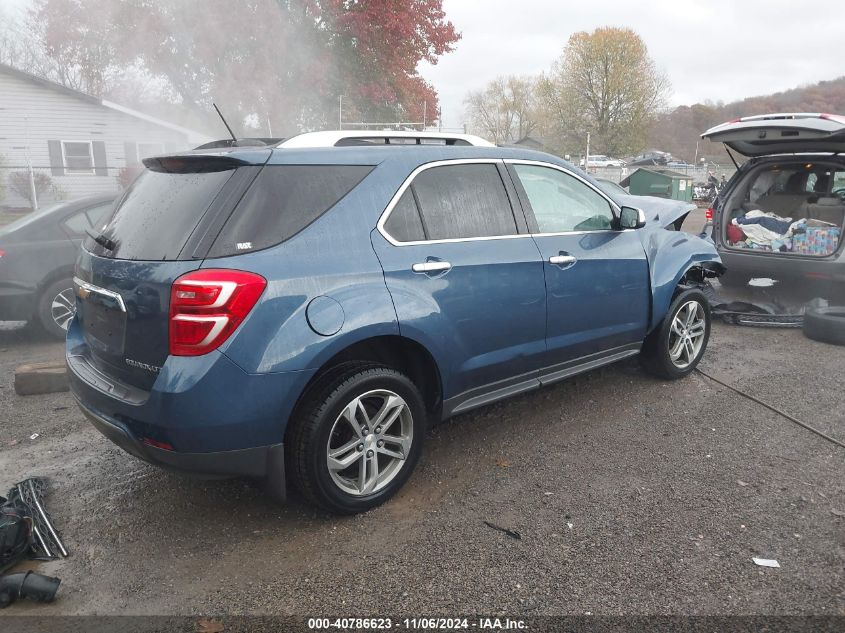 2016 Chevrolet Equinox Ltz VIN: 2GNALDEK1G6119892 Lot: 40786623