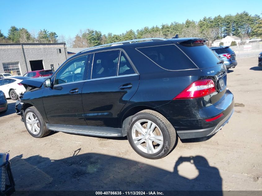 2015 Mercedes-Benz Ml 350 4Matic VIN: 4JGDA5HB9FA570143 Lot: 40786635