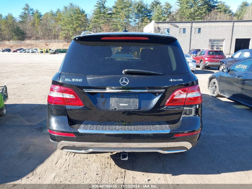 2015 Mercedes-Benz Ml 350 4Matic VIN: 4JGDA5HB9FA570143 Lot: 40786635