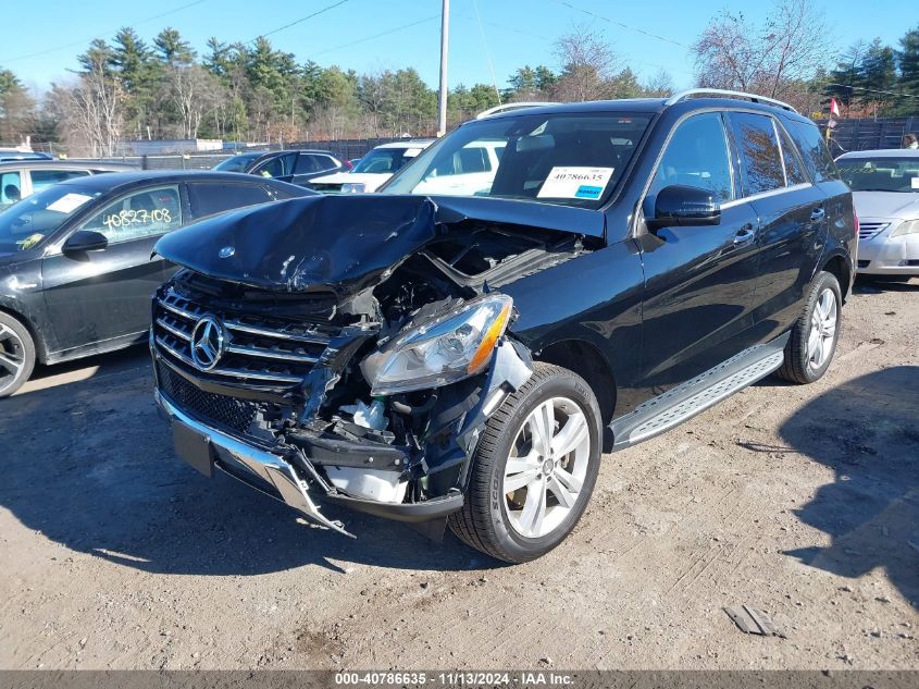 VIN 4JGDA5HB9FA570143 2015 Mercedes-Benz ML 350, 4M... no.2