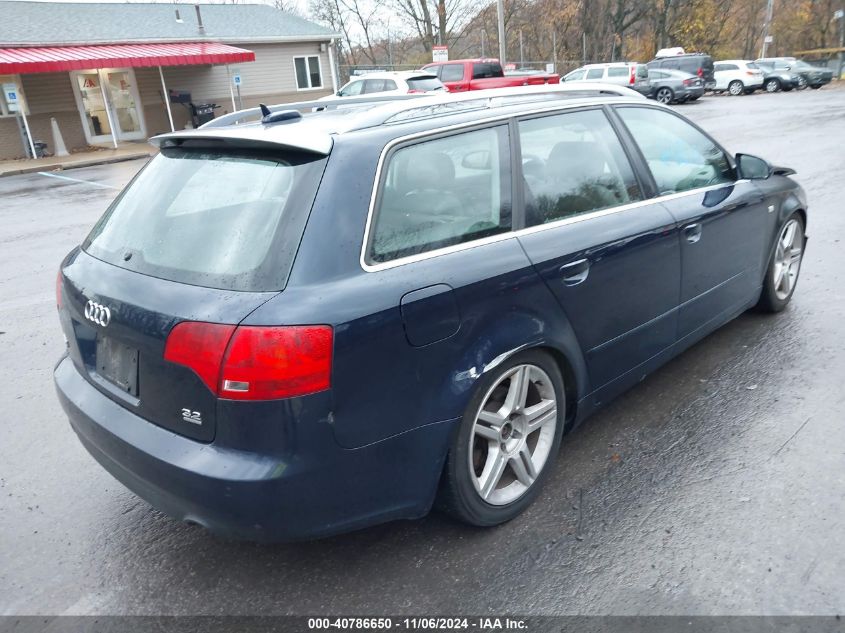 2006 Audi A4 3.2 Avant VIN: WAUKH78E16A151813 Lot: 40786650