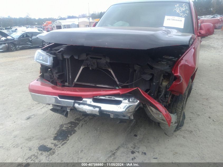 2006 Chevrolet Silverado 1500 Ls VIN: 2GCEC13V861297865 Lot: 40786660