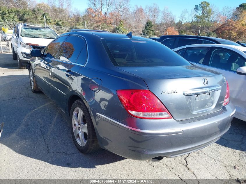 2005 Acura Rl 3.5 VIN: JH4KB16525C019908 Lot: 40786664