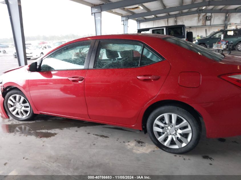 2016 Toyota Corolla Le VIN: 5YFBURHE2GP477644 Lot: 40786683