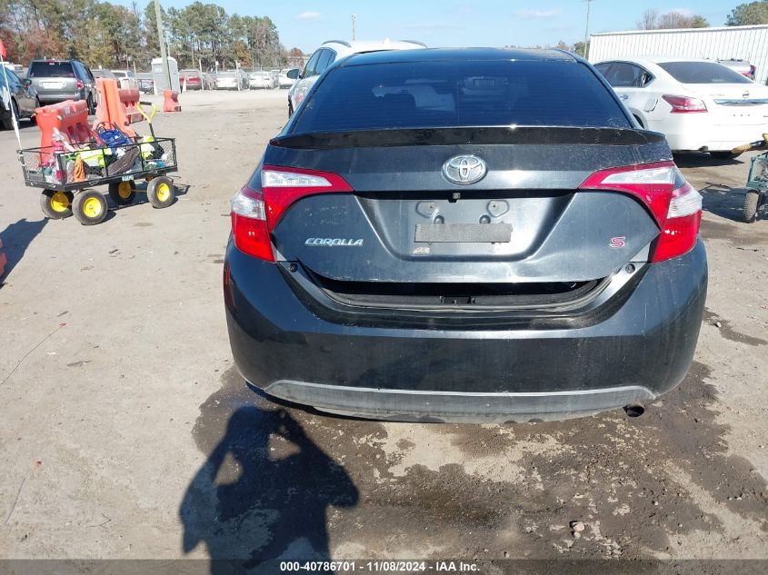 2016 Toyota Corolla S VIN: 2T1BURHE7GC556260 Lot: 40786701