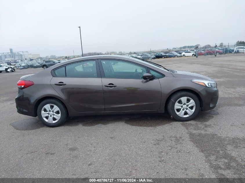 2017 Kia Forte Lx VIN: 3KPFK4A76HE058186 Lot: 40786727