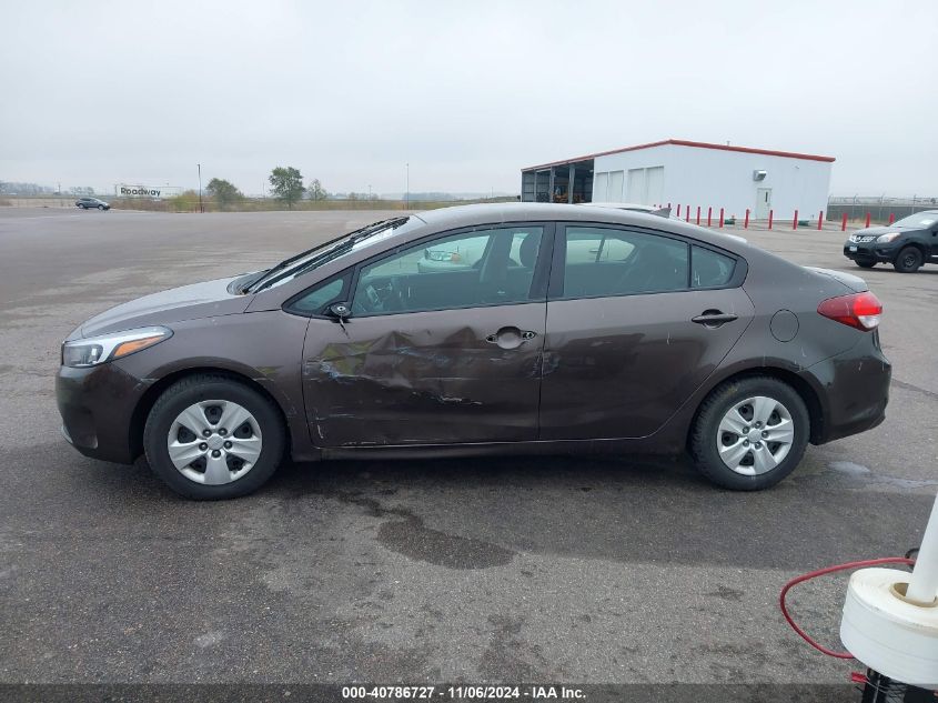 2017 Kia Forte Lx VIN: 3KPFK4A76HE058186 Lot: 40786727